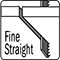 fine straight