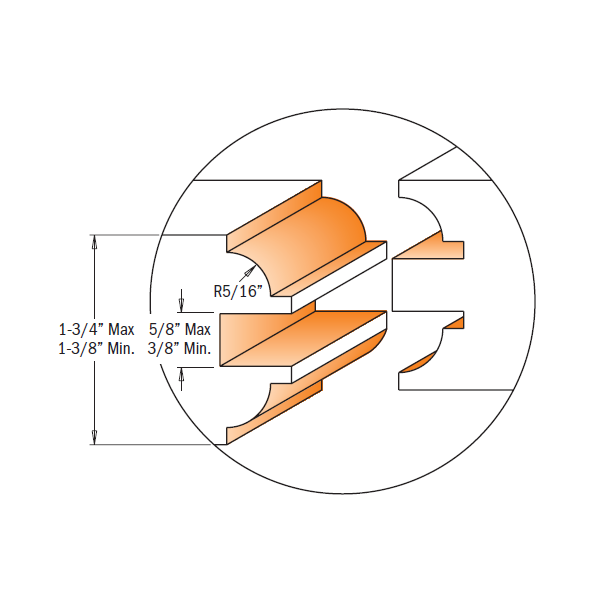 Entry &amp; interior door router bit sets