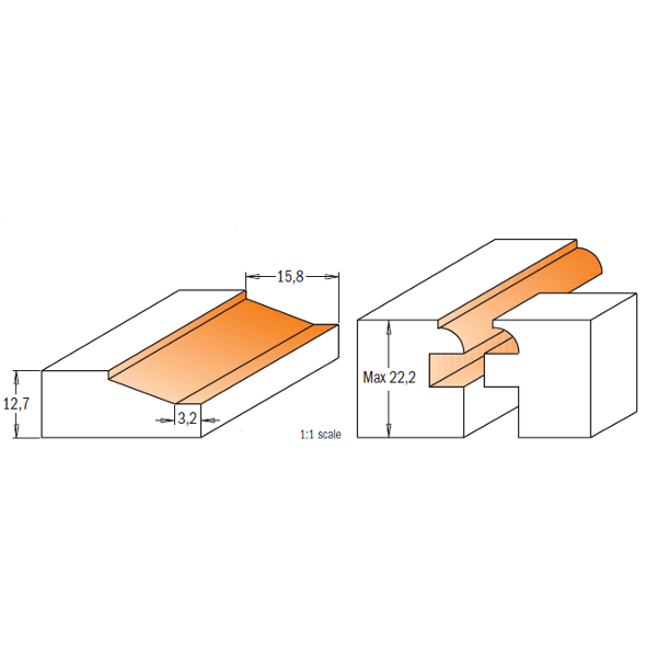 3 piece small arch door sets