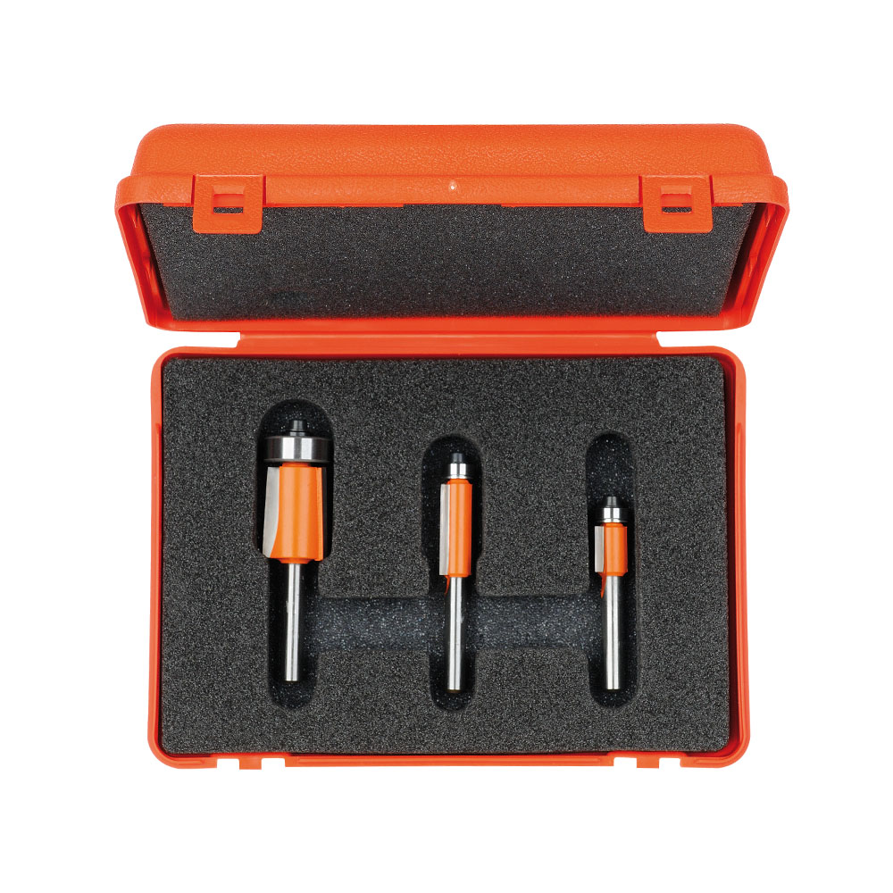 3 piece flush trim bit set