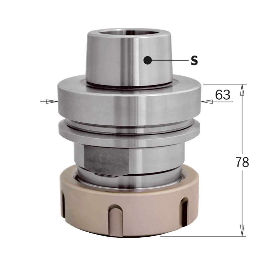 HSK-63F Chucks for ER40 Precision Collets