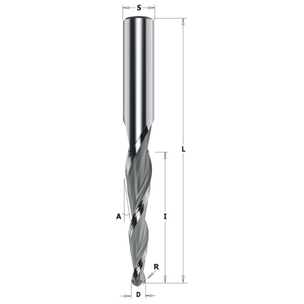 Solid Carbide Upcut 2D/3D Carving Tapered Ball Nose Spiral Bits