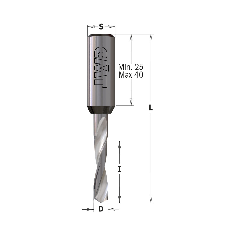 Solid carbide dowel drills