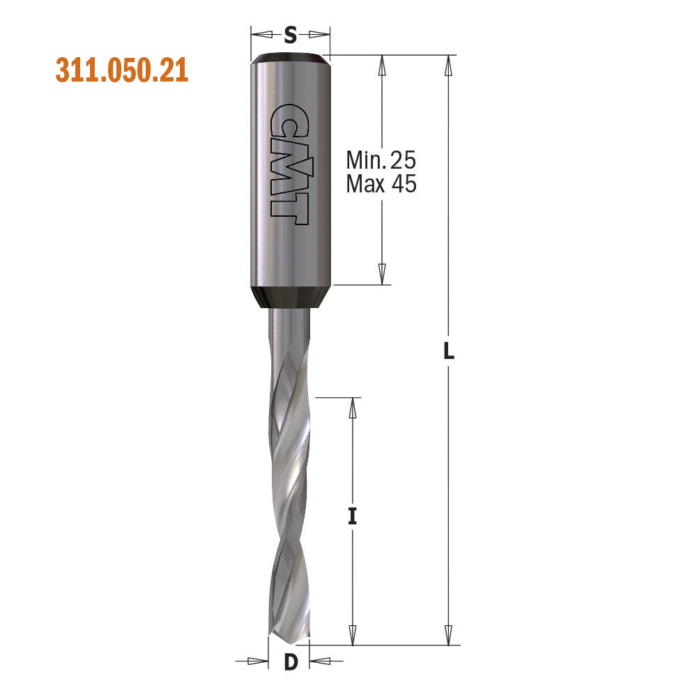 Solid carbide dowel drills