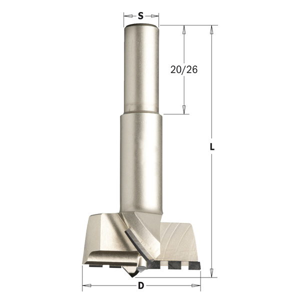 Diamond hinge boring bits