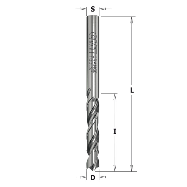 Solid carbide twist drills negatively ground spurs sharpening