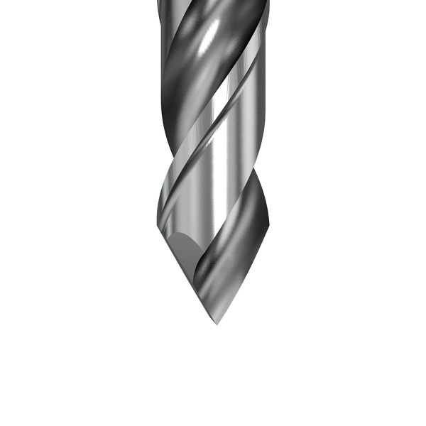 Solid carbide twist drills “V” point 60° sharpening