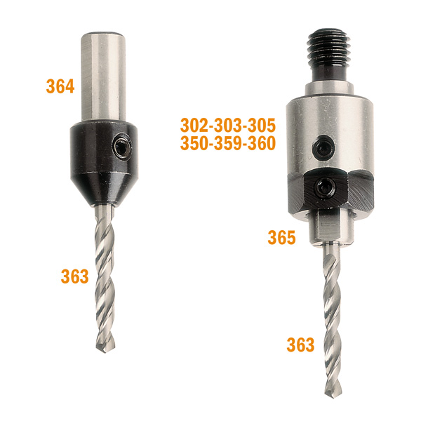 Solid carbide twist drills “V” point 60° sharpening