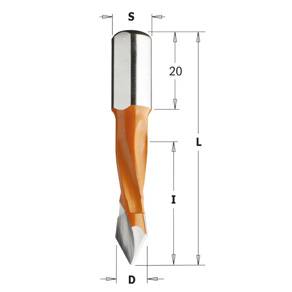 4 flute dowel drills for through holes