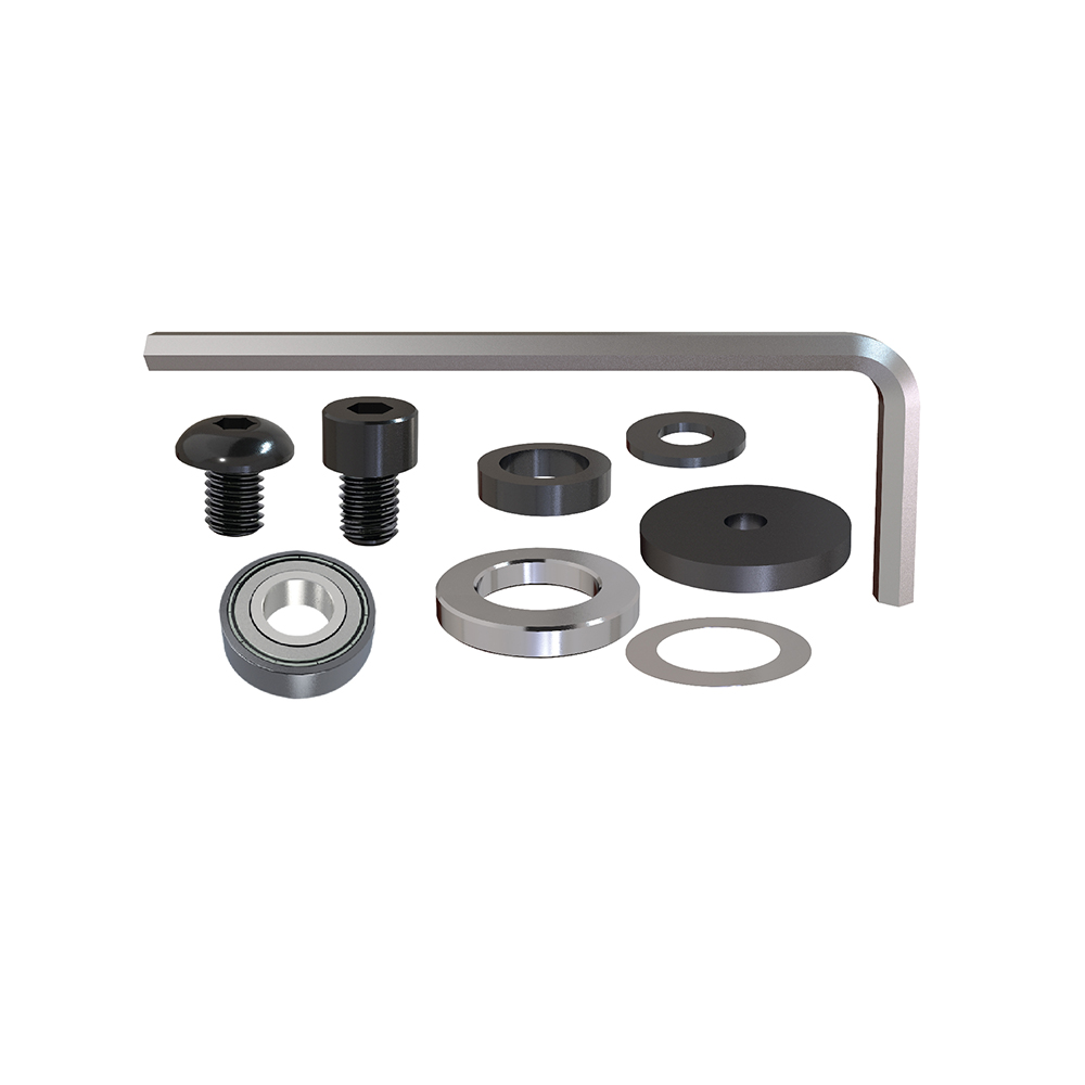 990.4 - Shield, spacer ring, key and screw kit