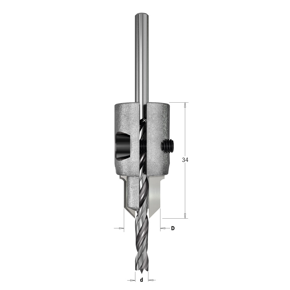 Adjustable countersink