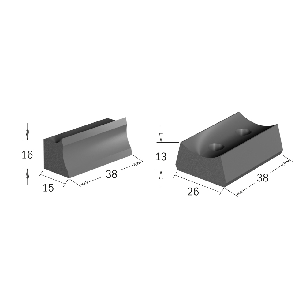 651-692-693-695 - Wedges for cutter heads