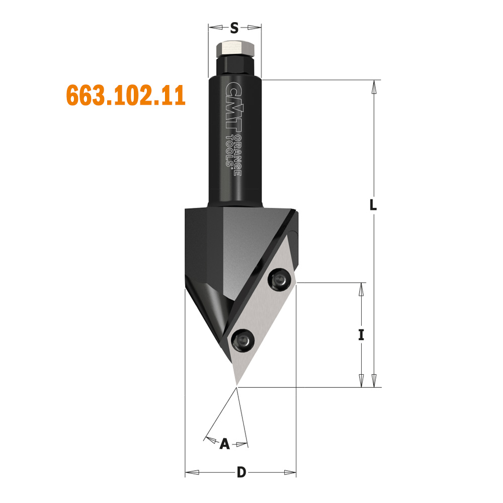 V-groove - folding - signmaking CNC router cutter